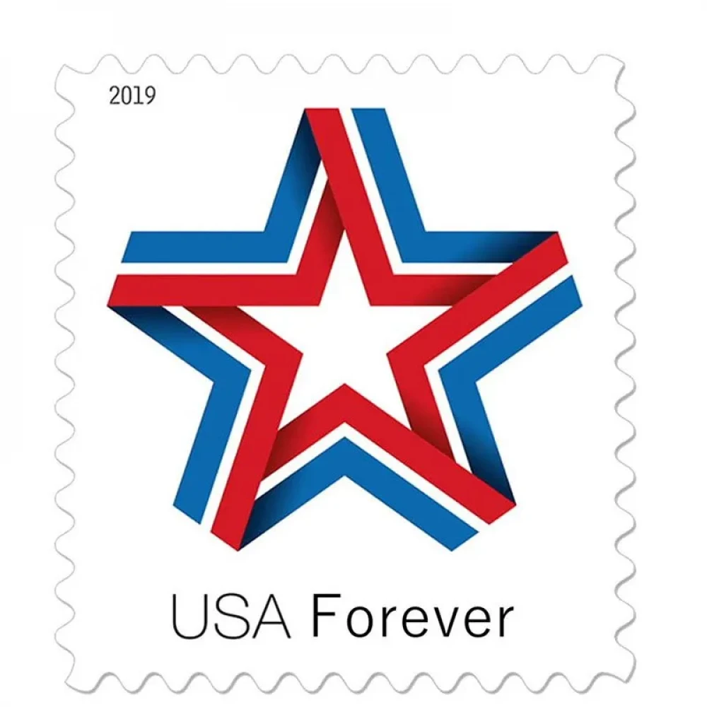 (2019) USPS Star Ribbon Forever Stamps