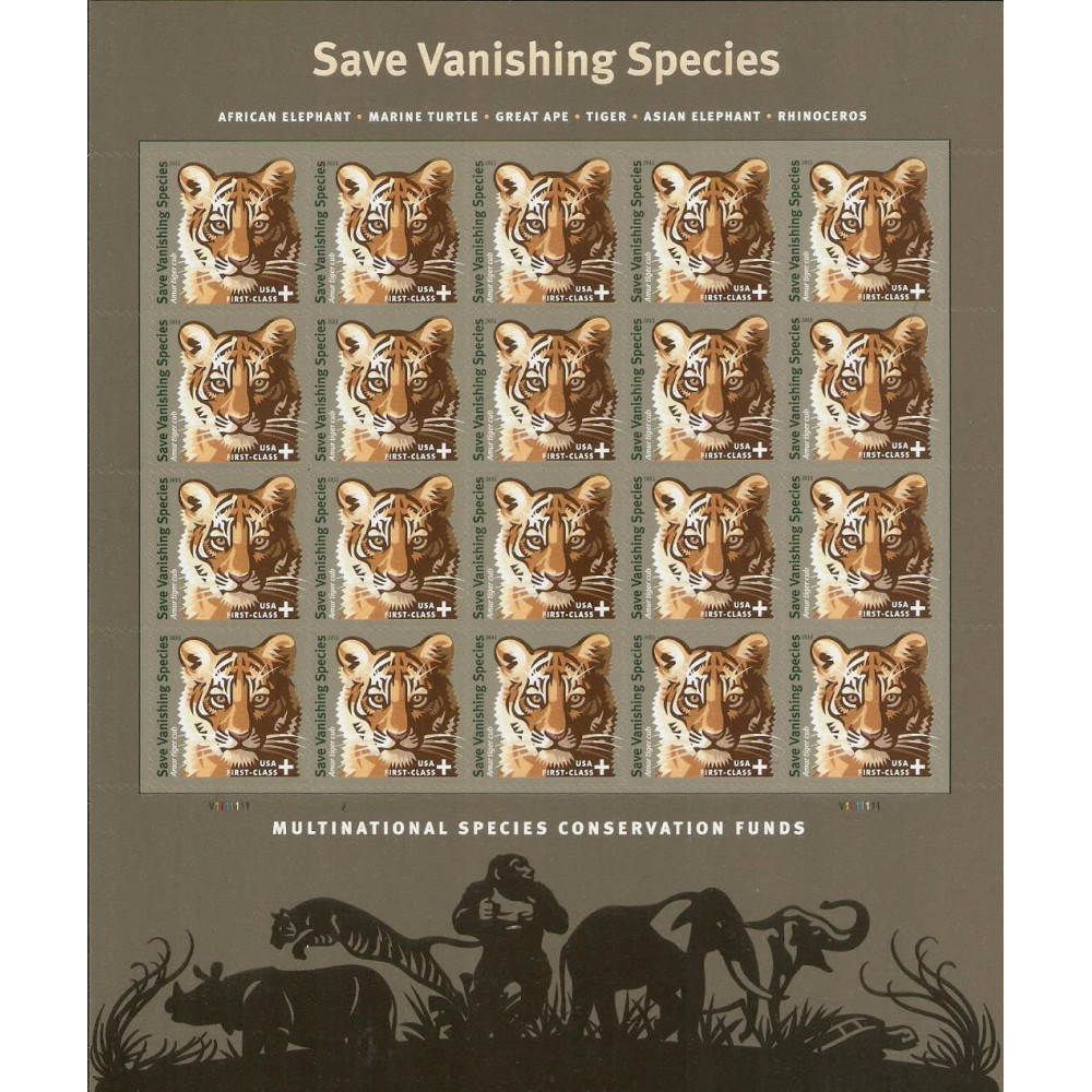 (2011) USPS Save Vanishing Species Postage Stamps