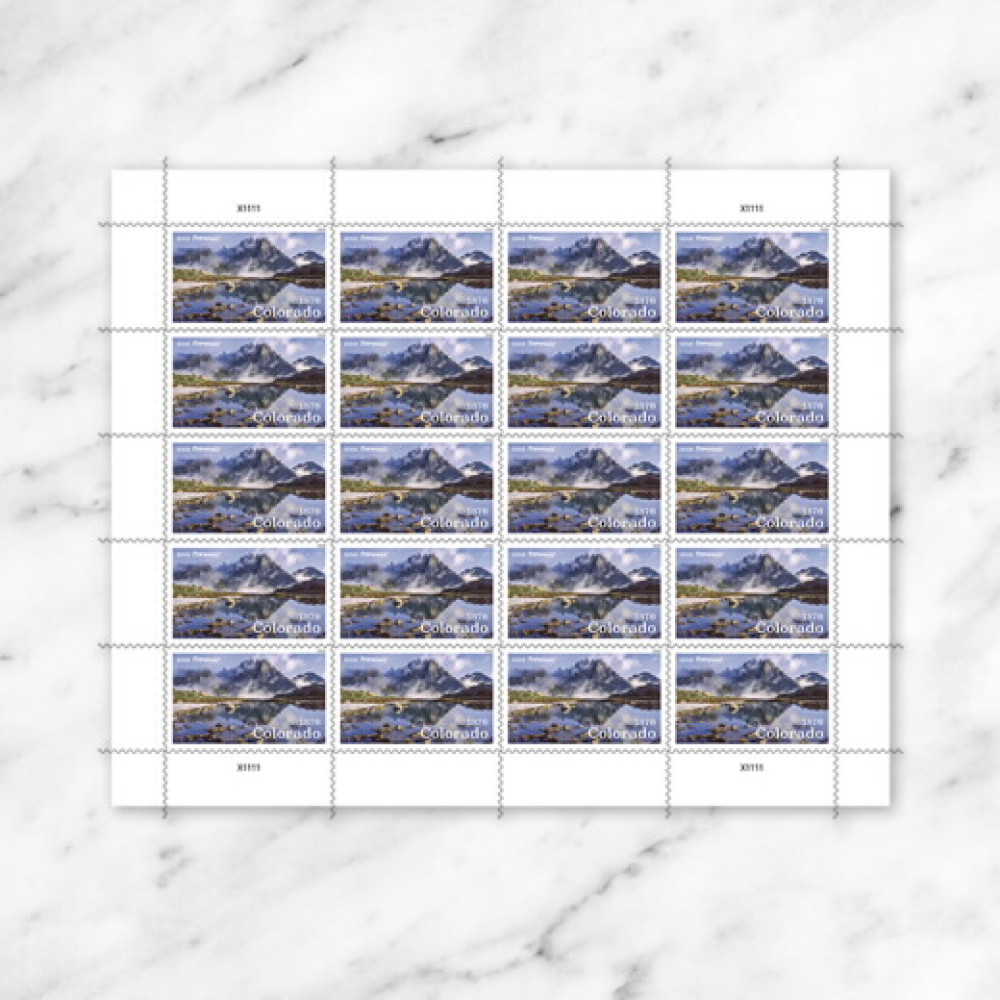(2026) Colorado Statehood Forever Stamps, Sheet of 20