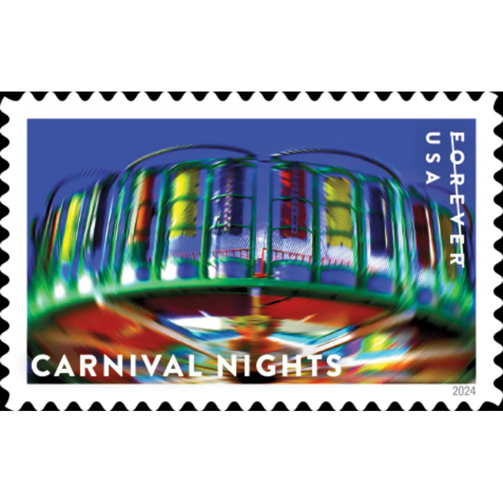 2024 us forever stamps-Carnival Nights