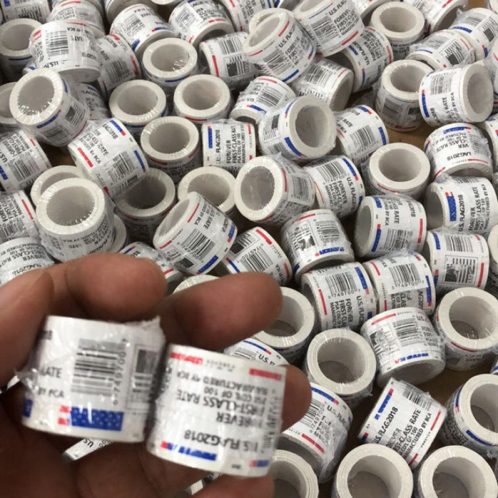 (2018) USPS Forever American Flag Stamps Rolls